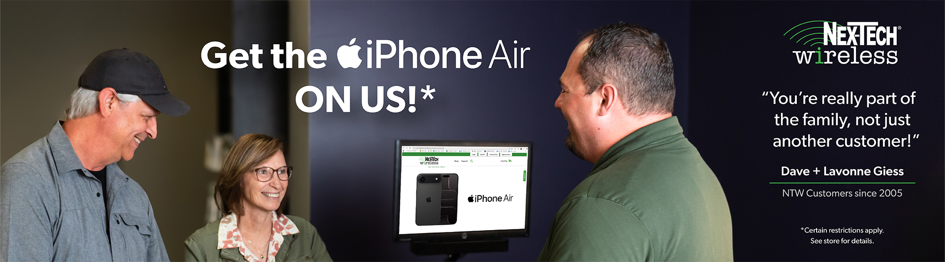 Get the iPhone Air ON US!