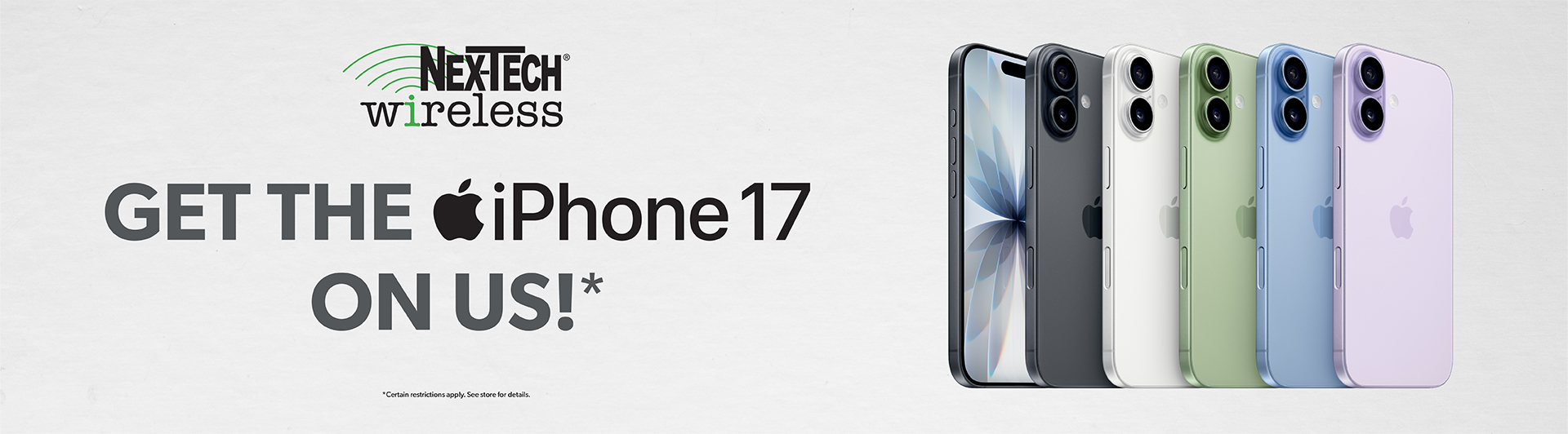 Get the iPhone 17 ON US!