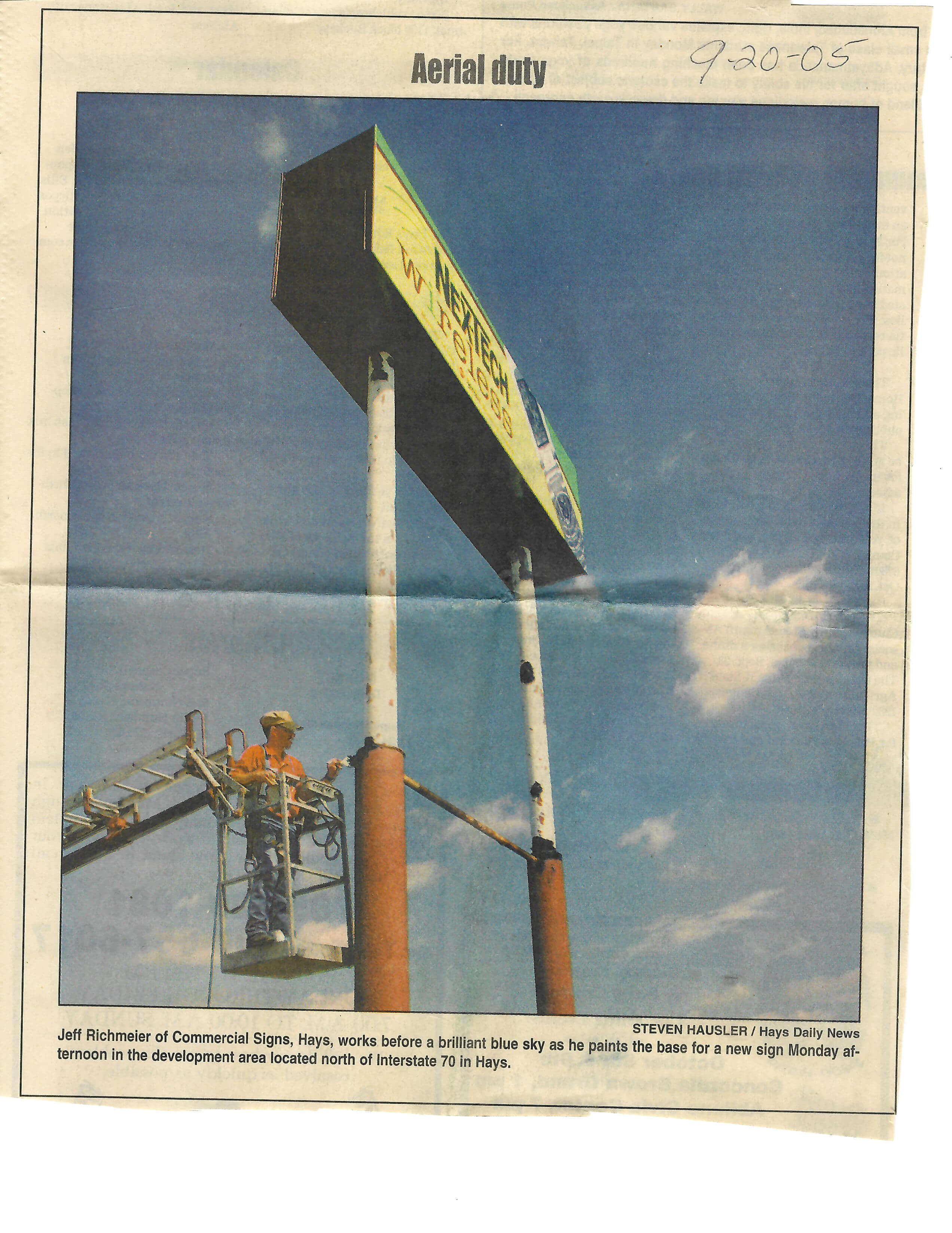 NTW sign construction