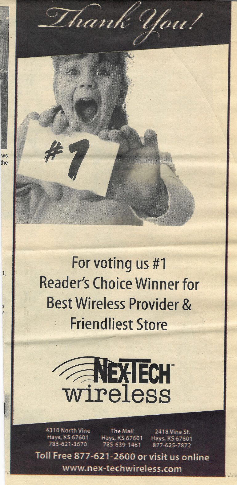 Reader's choice newspaper article