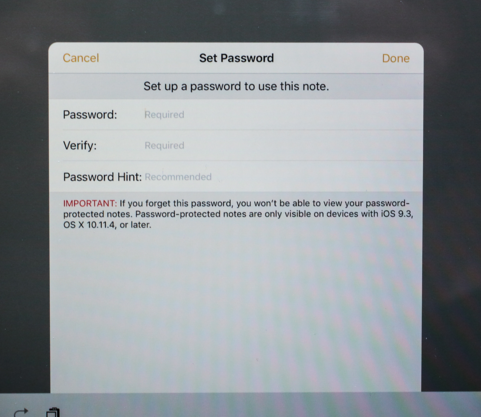 password-for-notes